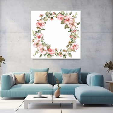 Flower Wreath Painting